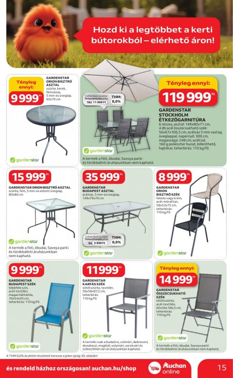 AUCHAN Hipermarket Ki a szabadba akciós újság