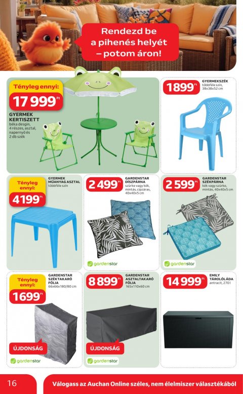 AUCHAN Hipermarket Ki a szabadba akciós újság