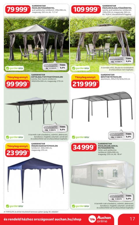 AUCHAN Hipermarket Ki a szabadba akciós újság