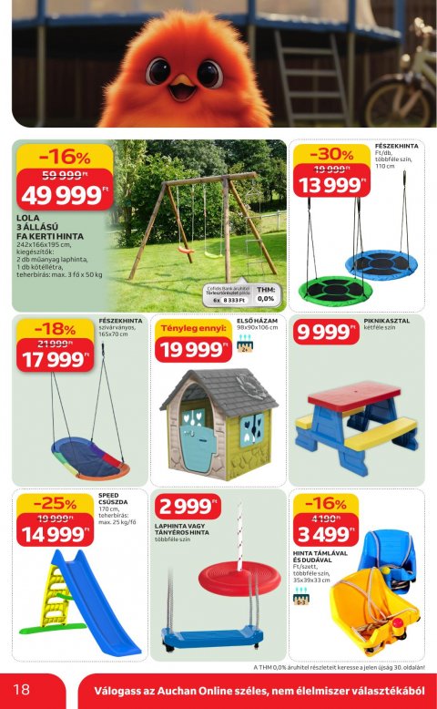 AUCHAN Hipermarket Ki a szabadba akciós újság