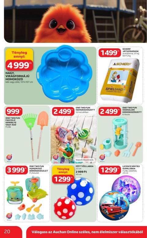 AUCHAN Hipermarket Ki a szabadba akciós újság