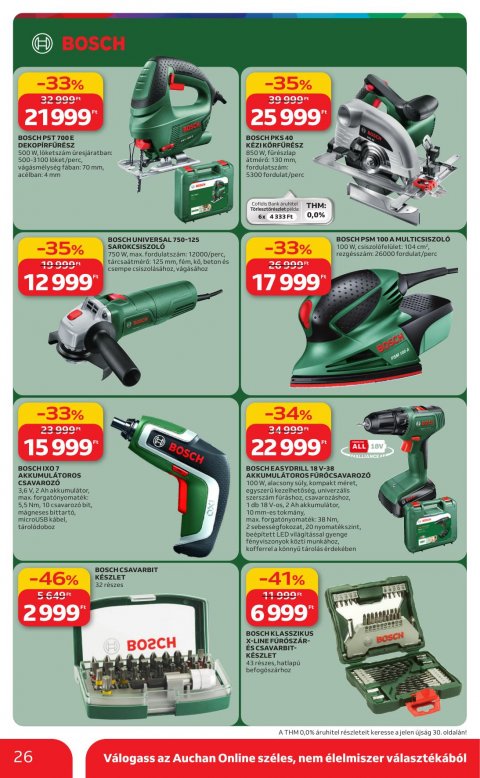 AUCHAN Hipermarket Ki a szabadba akciós újság