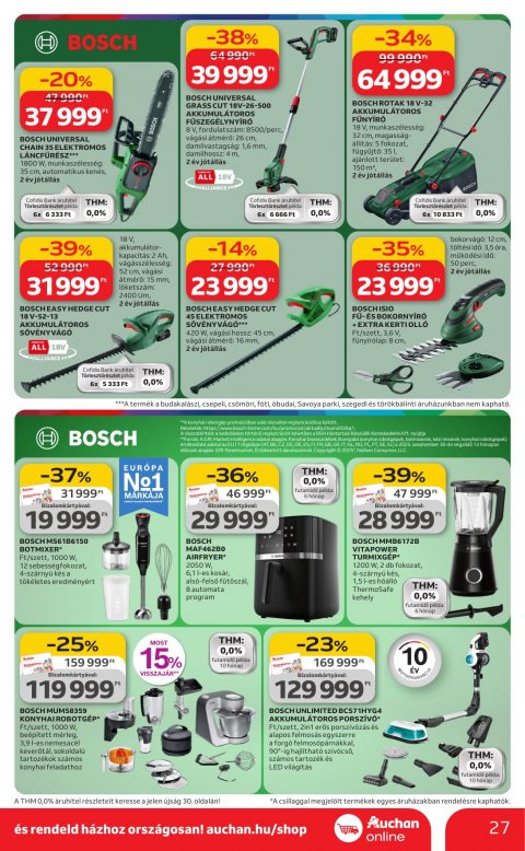 AUCHAN Hipermarket Ki a szabadba akciós újság