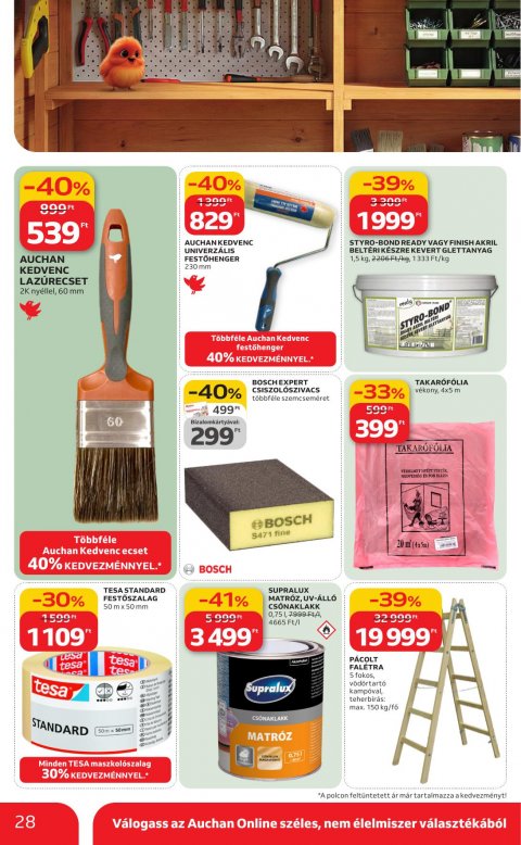 AUCHAN Hipermarket Ki a szabadba akciós újság