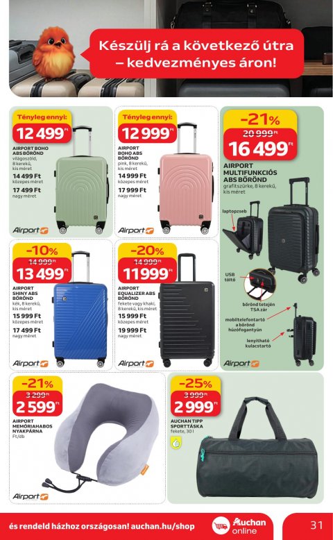 AUCHAN Hipermarket Ki a szabadba akciós újság