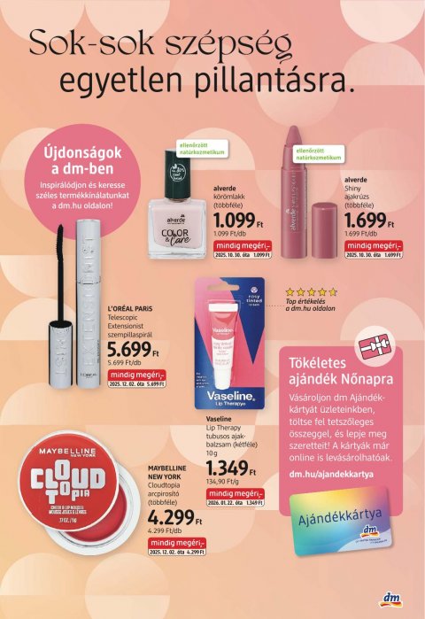 DM DROGERIE MARKT drogéria akciós újság