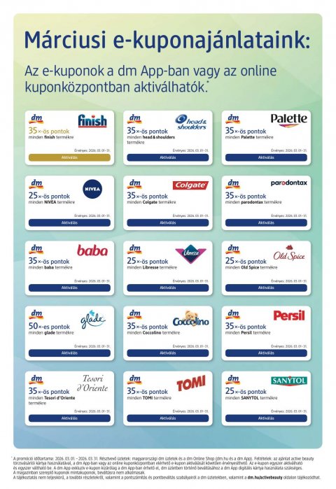 DM DROGERIE MARKT drogéria akciós újság