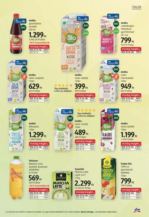 DM DROGERIE MARKT drogéria akciós újság