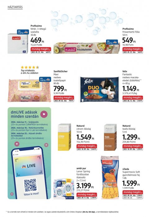 DM DROGERIE MARKT drogéria akciós újság