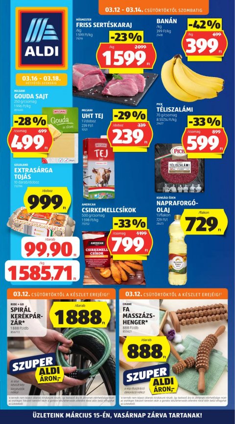 ALDI akciós újság od 12. 3. 2026 do 18. 3. 2026