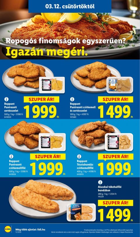 LIDL akciós újság
