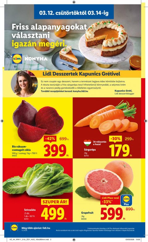 LIDL akciós újság
