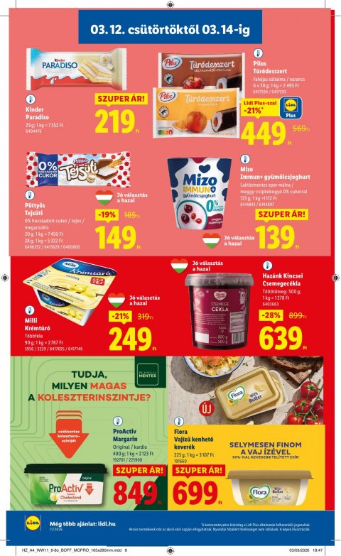 LIDL akciós újság