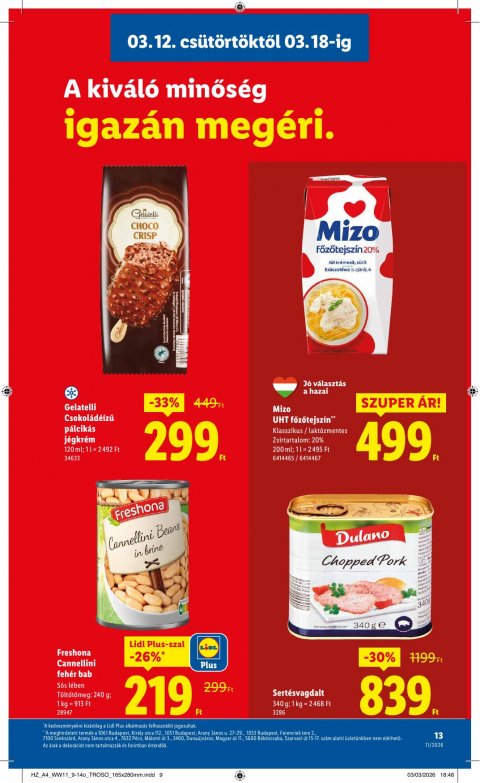 LIDL akciós újság