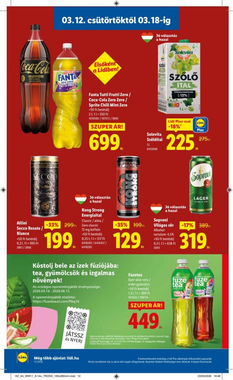LIDL akciós újság