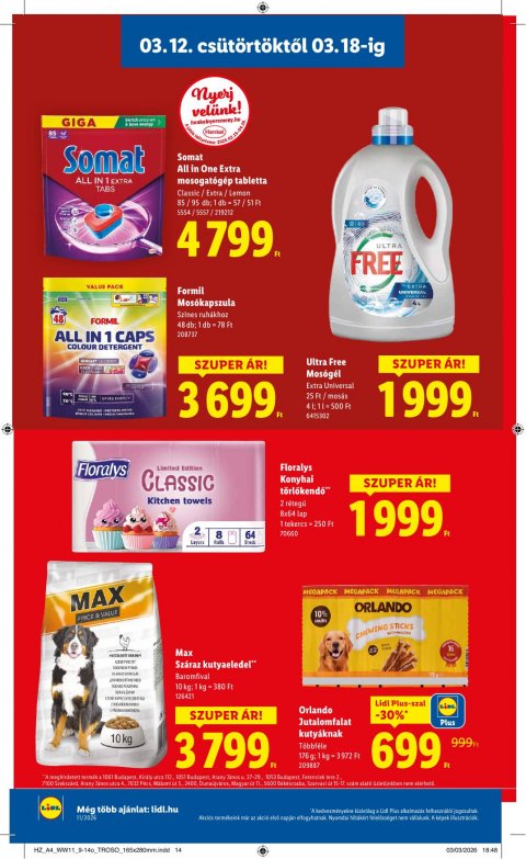 LIDL akciós újság