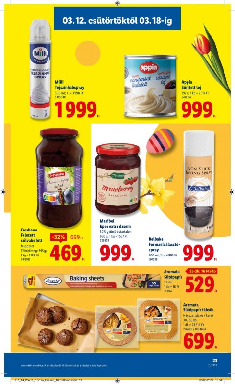 LIDL akciós újság