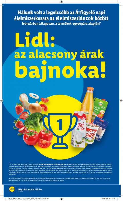 LIDL akciós újság