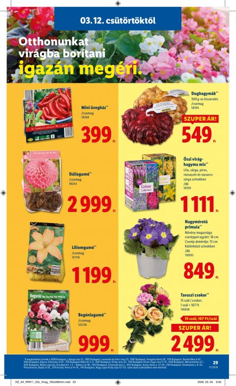 LIDL akciós újság