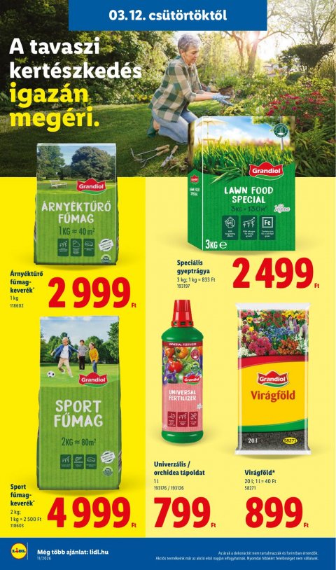 LIDL akciós újság
