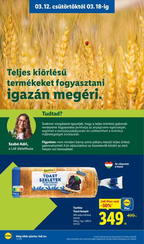 LIDL akciós újság