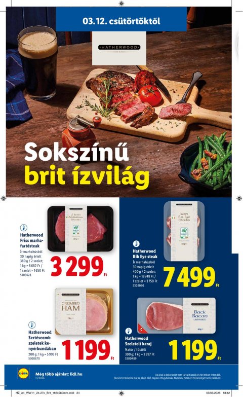 LIDL akciós újság