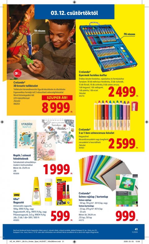 LIDL akciós újság