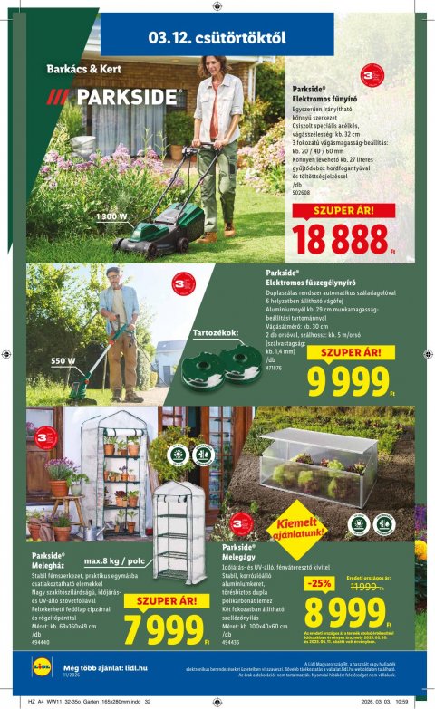 LIDL akciós újság