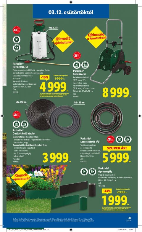 LIDL akciós újság