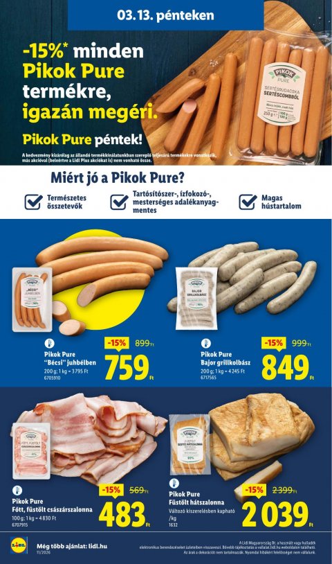 LIDL akciós újság