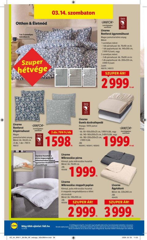 LIDL akciós újság