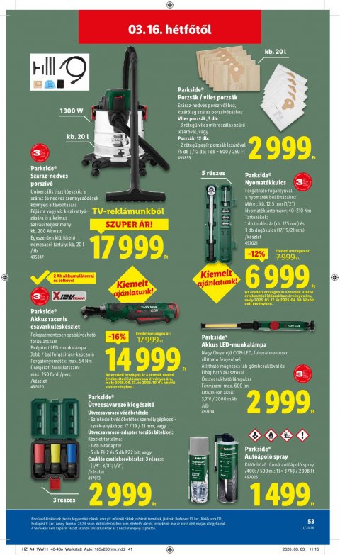 LIDL akciós újság