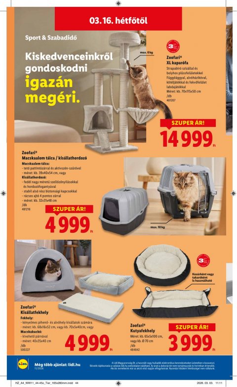 LIDL akciós újság