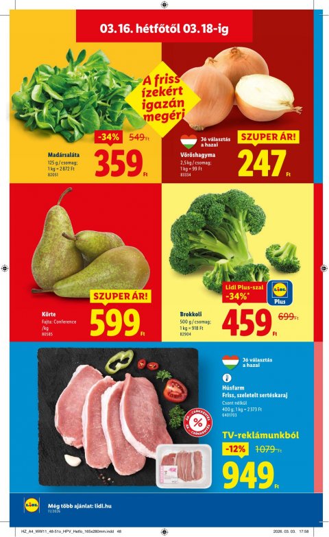 LIDL akciós újság