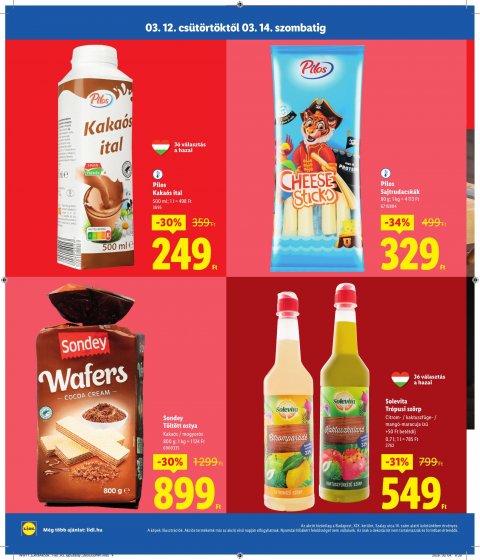 LIDL Regionális akciós újság