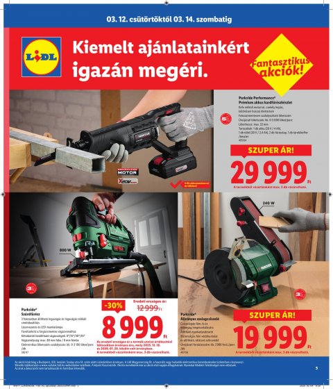 LIDL Regionális akciós újság