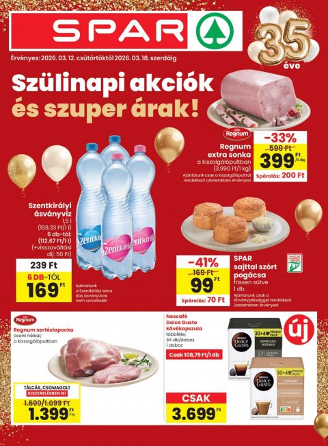SPAR akciós újság od 12. 3. 2026 do 18. 3. 2026