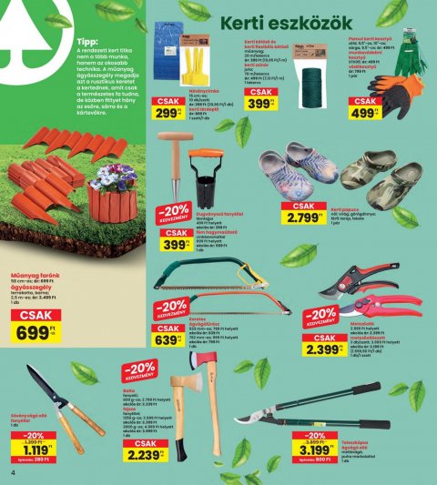 INTERSPAR Kert akciós újság
