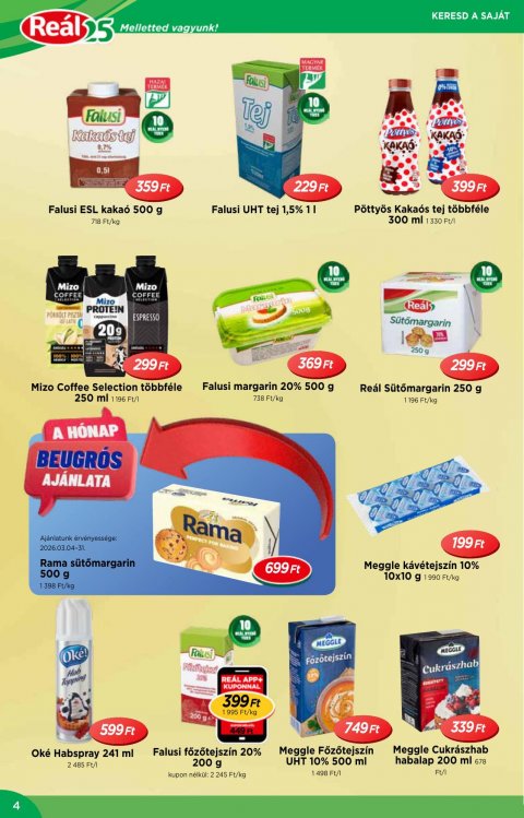 REAL országos akciós újság