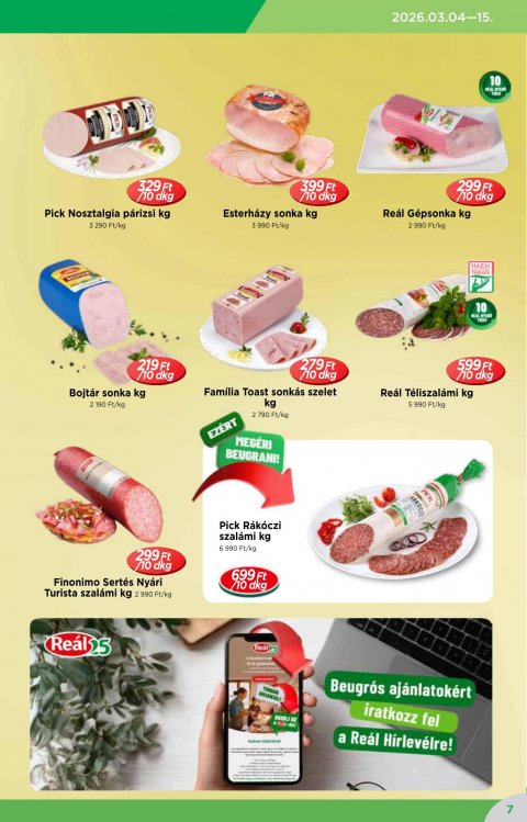 REAL országos akciós újság