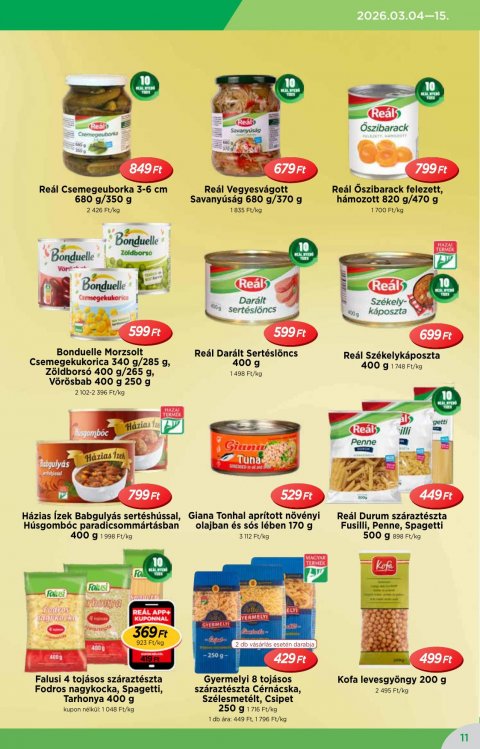 REAL országos akciós újság