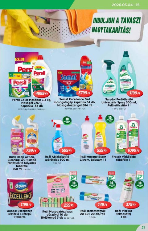 REAL országos akciós újság