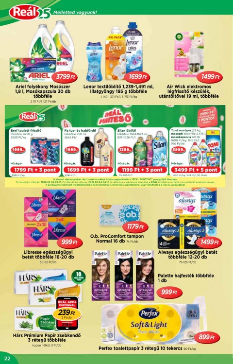 REAL országos akciós újság