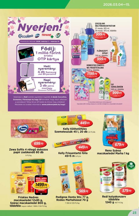 REAL országos akciós újság