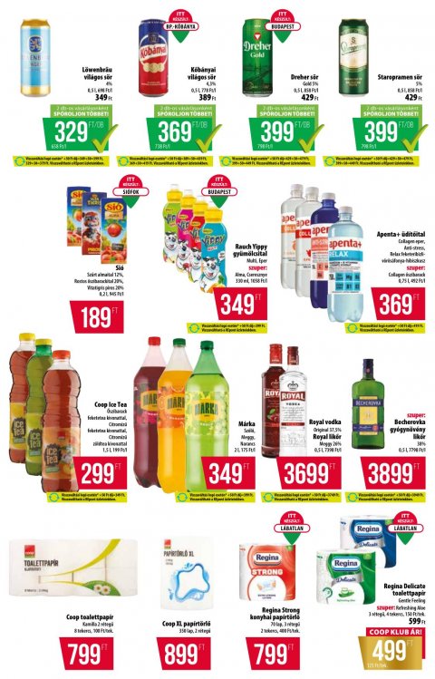 COOP országos akciós újság