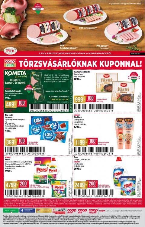 COOP országos akciós újság