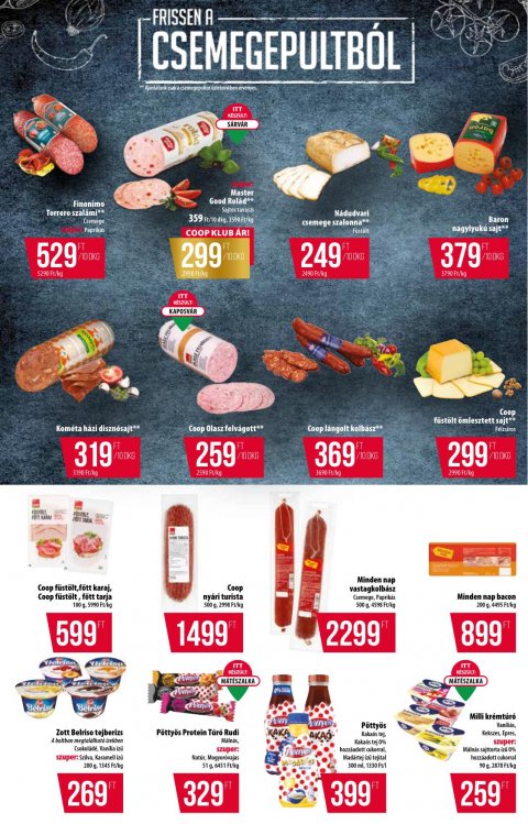 COOP Alföld akciós újság