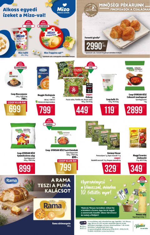 COOP Alföld akciós újság