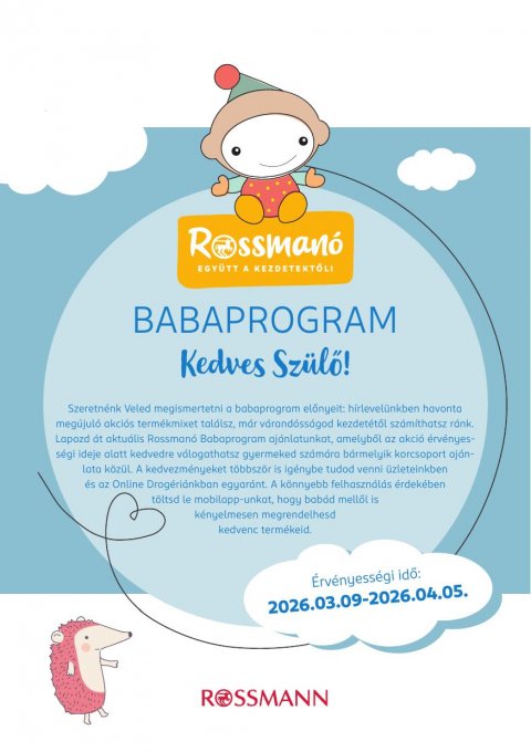ROSSMANNÓ akciós újság od 9. 3. 2026 do 5. 4. 2026