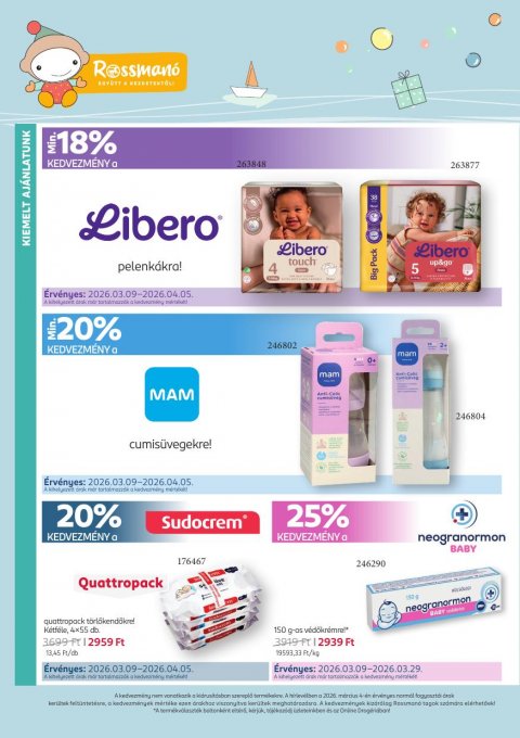 ROSSMANNÓ akciós újság